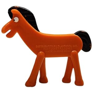 Vintage 1989 Playskool Gumby Pokey Bendable Prema Toy Horse Figure Character